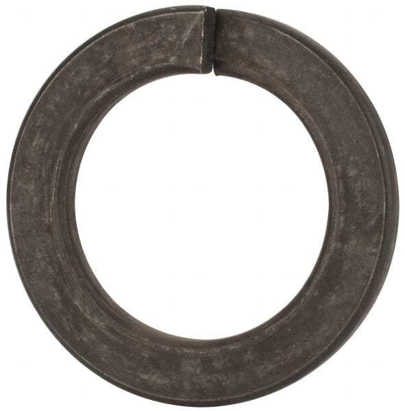 Value Collection - M42, 42.5mm ID, 68.2mm OD, 7mm Thick Split Lock Washer - Grade 8 Spring Steel, Zinc-Plated Finish, 42.5mm Min ID, 43.7mm Max ID - Industrial Tool & Supply