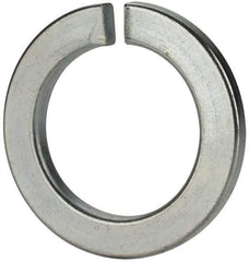 Value Collection - M48, 49mm ID, 75mm OD, 7mm Thick Split Lock Washer - Grade 8 Spring Steel, Zinc-Plated Finish, 49mm Min ID, 50.5mm Max ID - Industrial Tool & Supply