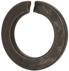 Value Collection - M33, 33.5mm ID, 55.2mm OD, 6mm Thick Split Lock Washer - Grade 8 Spring Steel, Uncoated, 33.5mm Min ID, 34.7mm Max ID, 55.2mm Min OD, 53.2mm Max OD - Industrial Tool & Supply