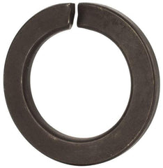 Value Collection - M39, 39.5mm ID, 61.2mm OD, 6mm Thick Split Lock Washer - Grade 8 Spring Steel, Uncoated, 39.5mm Min ID, 40.7mm Max ID - Industrial Tool & Supply