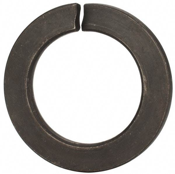 Value Collection - M45, 45.5mm ID, 71.2mm OD, 7mm Thick Split Lock Washer - Grade 8 Spring Steel, Uncoated, 45.5mm Min ID, 46.7mm Max ID - Industrial Tool & Supply