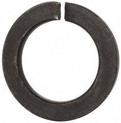 Value Collection - M48, 49mm ID, 75mm OD, 7mm Thick Split Lock Washer - Grade 8 Spring Steel, Uncoated, 49mm Min ID, 50.5mm Max ID - Industrial Tool & Supply