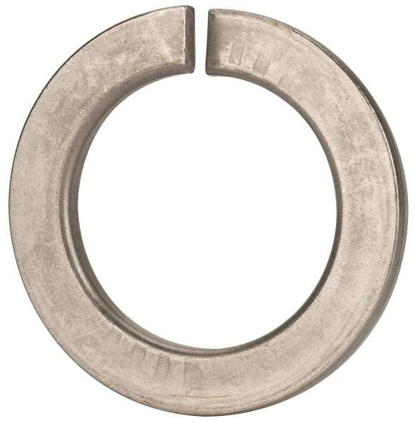 Value Collection - M39, 39.5mm ID, 61.2mm OD, 6mm Thick Split Lock Washer - 18-8 Austenitic Grade A2 Stainless Steel, Uncoated, 39.5mm Min ID, 40.7mm Max ID - Industrial Tool & Supply