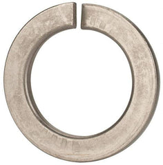 Value Collection - M39, 39.5mm ID, 61.2mm OD, 6mm Thick Split Lock Washer - 18-8 Austenitic Grade A2 Stainless Steel, Uncoated, 39.5mm Min ID, 40.7mm Max ID - Industrial Tool & Supply