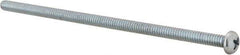 Value Collection - #10-24 UNC, 4-1/2" Length Under Head Phillips Drive Machine Screw - Round Head, Grade J82 Steel, Zinc-Plated Finish, Without Washer - Industrial Tool & Supply