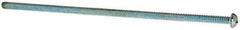 Value Collection - #10-24 UNC, 6" Length Under Head Phillips Drive Machine Screw - Round Head, Grade J82 Steel, Zinc-Plated Finish, Without Washer - Industrial Tool & Supply
