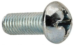 Value Collection - 1/4-28 UNF, 5/8" Length Under Head Phillips Drive Machine Screw - Round Head, Grade J82 Steel, Zinc-Plated Finish, Without Washer - Industrial Tool & Supply
