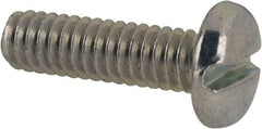 Value Collection - #12-24 UNC, 3/4" Length Under Head Slotted Drive Machine Screw - Pan Head, Grade J82 Steel, Zinc-Plated Finish, Without Washer - Industrial Tool & Supply