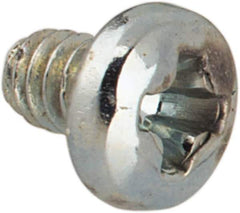 Value Collection - #2-56 UNC, 1/8" Length Under Head Phillips Drive Machine Screw - Pan Head, Grade J82 Steel, Zinc-Plated Finish, Without Washer - Industrial Tool & Supply