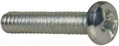 Value Collection - #5-40 UNC, 5/8" Length Under Head Phillips Drive Machine Screw - Pan Head, Grade J82 Steel, Zinc-Plated Finish, Without Washer - Industrial Tool & Supply