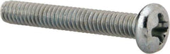 Value Collection - #5-40 UNC, 7/8" Length Under Head Phillips Drive Machine Screw - Pan Head, Grade J82 Steel, Zinc-Plated Finish, Without Washer - Industrial Tool & Supply