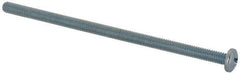 Value Collection - #8-32 UNC, 3-1/2" Length Under Head Phillips Drive Machine Screw - Pan Head, Grade J82 Steel, Zinc-Plated Finish, Without Washer - Industrial Tool & Supply