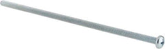 Value Collection - #8-32 UNC, 5" Length Under Head Phillips Drive Machine Screw - Pan Head, Grade J82 Steel, Zinc-Plated Finish, Without Washer - Industrial Tool & Supply