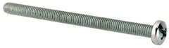 Value Collection - #10-32 UNF, 2-3/4" Length Under Head Phillips Drive Machine Screw - Pan Head, Grade J82 Steel, Zinc-Plated Finish, Without Washer - Industrial Tool & Supply