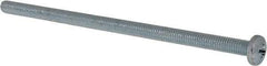 Value Collection - #10-32 UNF, 4" Length Under Head Phillips Drive Machine Screw - Pan Head, Grade J82 Steel, Zinc-Plated Finish, Without Washer - Industrial Tool & Supply