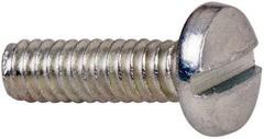 Value Collection - #2-56 UNC, 5/16" Length Under Head Slotted Drive Machine Screw - Binding Head, Grade J82 Steel, Zinc-Plated Finish, Without Washer - Industrial Tool & Supply