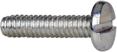 Value Collection - #2-56 UNC, 3/8" Length Under Head Slotted Drive Machine Screw - Binding Head, Grade J82 Steel, Zinc-Plated Finish, Without Washer - Industrial Tool & Supply