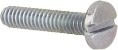 Value Collection - #3-48 UNC, 1/2" Length Under Head Slotted Drive Machine Screw - Binding Head, Grade J82 Steel, Zinc-Plated Finish, Without Washer - Industrial Tool & Supply