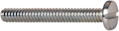 Value Collection - #4-40 UNC, 1/8" Length Under Head Slotted Drive Machine Screw - Binding Head, Grade J82 Steel, Zinc-Plated Finish, Without Washer - Industrial Tool & Supply