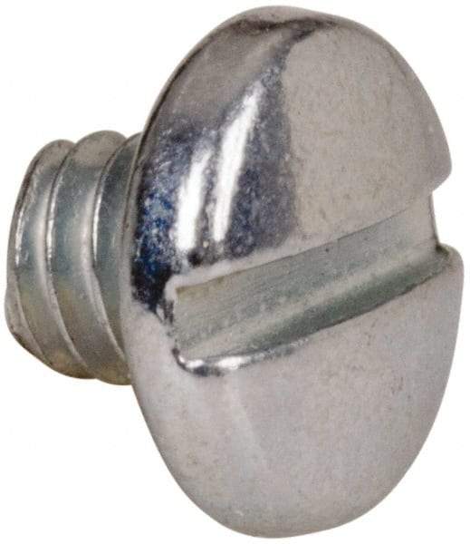 Value Collection - #5-40 UNC, 1/8" Length Under Head Slotted Drive Machine Screw - Binding Head, Grade J82 Steel, Zinc-Plated Finish, Without Washer - Industrial Tool & Supply