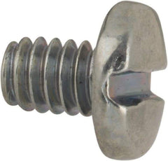 Value Collection - #5-40 UNC, 3/16" Length Under Head Slotted Drive Machine Screw - Binding Head, Grade J82 Steel, Zinc-Plated Finish, Without Washer - Industrial Tool & Supply
