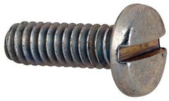 Value Collection - #5-40 UNC, 3/8" Length Under Head Slotted Drive Machine Screw - Binding Head, Grade J82 Steel, Zinc-Plated Finish, Without Washer - Industrial Tool & Supply