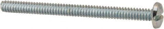 Value Collection - #6-32 UNC, 1-3/4" Length Under Head Slotted Drive Machine Screw - Binding Head, Grade J82 Steel, Zinc-Plated Finish, Without Washer - Industrial Tool & Supply