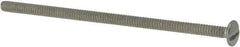 Value Collection - #6-32 UNC, 3" Length Under Head Slotted Drive Machine Screw - Truss Head, Grade J82 Steel, Zinc-Plated Finish, Without Washer - Industrial Tool & Supply