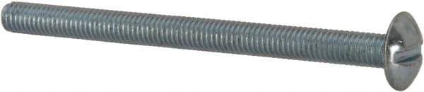 Value Collection - #10-32 UNF, 2-1/2" Length Under Head Slotted Drive Machine Screw - Truss Head, Grade J82 Steel, Zinc-Plated Finish, Without Washer - Industrial Tool & Supply