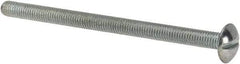 Value Collection - #10-32 UNF, 3" Length Under Head Slotted Drive Machine Screw - Truss Head, Grade J82 Steel, Zinc-Plated Finish, Without Washer - Industrial Tool & Supply