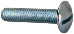 Value Collection - 3/8-16 UNC, 1-3/4" Length Under Head Slotted Drive Machine Screw - Truss Head, Grade J82 Steel, Zinc-Plated Finish, Without Washer - Industrial Tool & Supply