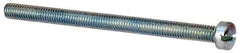 Value Collection - #10-32 UNF, 2-3/4" Length Under Head Slotted Drive Machine Screw - Fillister Head, Grade J82 Steel, Zinc-Plated Finish, Without Washer - Industrial Tool & Supply