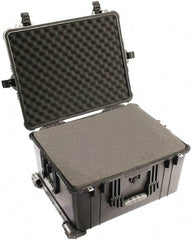 Pelican Products, Inc. - 19-37/64" Wide x 13-29/32" High, Clamshell Hard Case - Black, Polypropylene - Industrial Tool & Supply