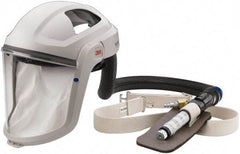 3M - SAR Compatible Helmet with Face Shield - Industrial Tool & Supply