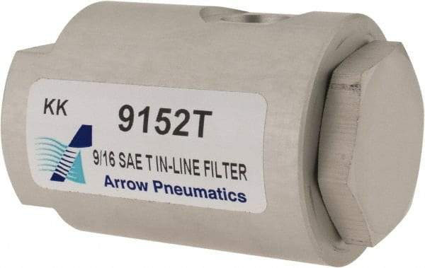 Made in USA - Filter Elements & Assemblies Filter Type: In-Line T Type Media Type: Sintered Bronze - Industrial Tool & Supply