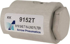 Made in USA - Filter Elements & Assemblies Filter Type: In-Line T Type Media Type: Sintered Bronze - Industrial Tool & Supply