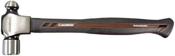 Paramount - 1 Lb Head Ball Pein Hammer - Carbon Fiber Handle, 13-1/4" OAL - Industrial Tool & Supply