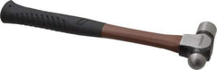 Paramount - 1/2 Lb Head Ball Pein Hammer - Fiberglass Handle, 11" OAL - Industrial Tool & Supply