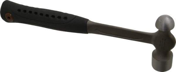 Paramount - 3/4 Lb Head Ball Pein Hammer - Steel Handle with Grip, 11" OAL - Industrial Tool & Supply