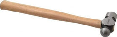 Paramount - 3/4 Lb Head Ball Pein Hammer - Wood Handle, 12-3/4" OAL - Industrial Tool & Supply