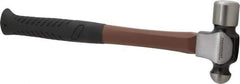 Paramount - 1-1/2 Lb Head Ball Pein Hammer - Fiberglass Handle, 15-1/8" OAL - Industrial Tool & Supply