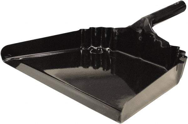 Weiler - Dust Pans & Scoops - 16" 20 GAUGE XTRA WIDE MTL DUST PAN WEIL - Industrial Tool & Supply