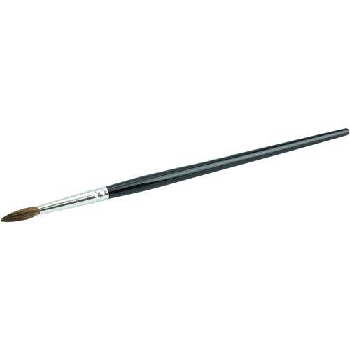 5/32″ Lacquering Brush, Camel Hair, 11/16″ Trim Length, Round Handle - Industrial Tool & Supply