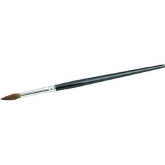 7/32″ Lacquering Brush, Camel Hair, 13/16″ Trim Length, Round Handle - Industrial Tool & Supply