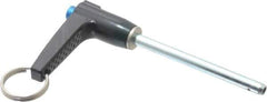 Gibraltar - 3/16" Diam, 2" Usable Length, L Handle, Quick Release Pin - Grade 4130 Steel, Zinc-Plated Finish - Industrial Tool & Supply