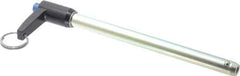 Gibraltar - 1/2" Diam, 6" Usable Length, L Handle, Quick Release Pin - Grade 4130 Steel, Zinc-Plated Finish - Industrial Tool & Supply