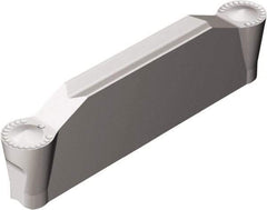 Sandvik Coromant - F2N123x2 RM 1/8" Cutting Width Carbide Grooving Insert - 18.6mm Max Depth of Cut, Neutral, 1/16" Corner Radius, Uncoated - Industrial Tool & Supply