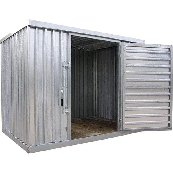 Vestil - 6' Long x 9" Wide, Storage Building - 4 Walls - Industrial Tool & Supply
