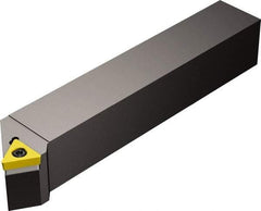 Sandvik Coromant - STTCR/L, Left Hand Cut, 30° Lead Angle, 25mm Shank Height x 25mm Shank Width, Neutral Rake Indexable Turning Toolholder - 150mm OAL, TCMT 16 T3 08, TCMT 3(2.5)2 Insert Compatibility, Series CoroTurn 107 - Industrial Tool & Supply