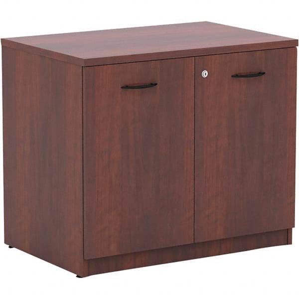 ALERA - 1 Shelf Sliding Door Storage Cabinet - Industrial Tool & Supply